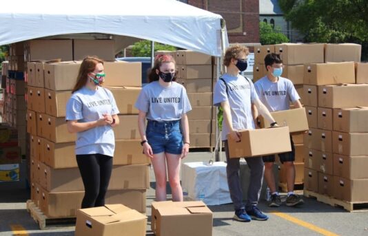 YLIA Food Box Drive Up Day 20